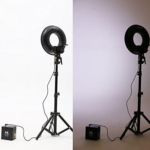FalconEyes DVR-240DF Kit Dimmable 240 LED Ring Video Light 3200-6500K Adjustable - FOMITO.SHOP