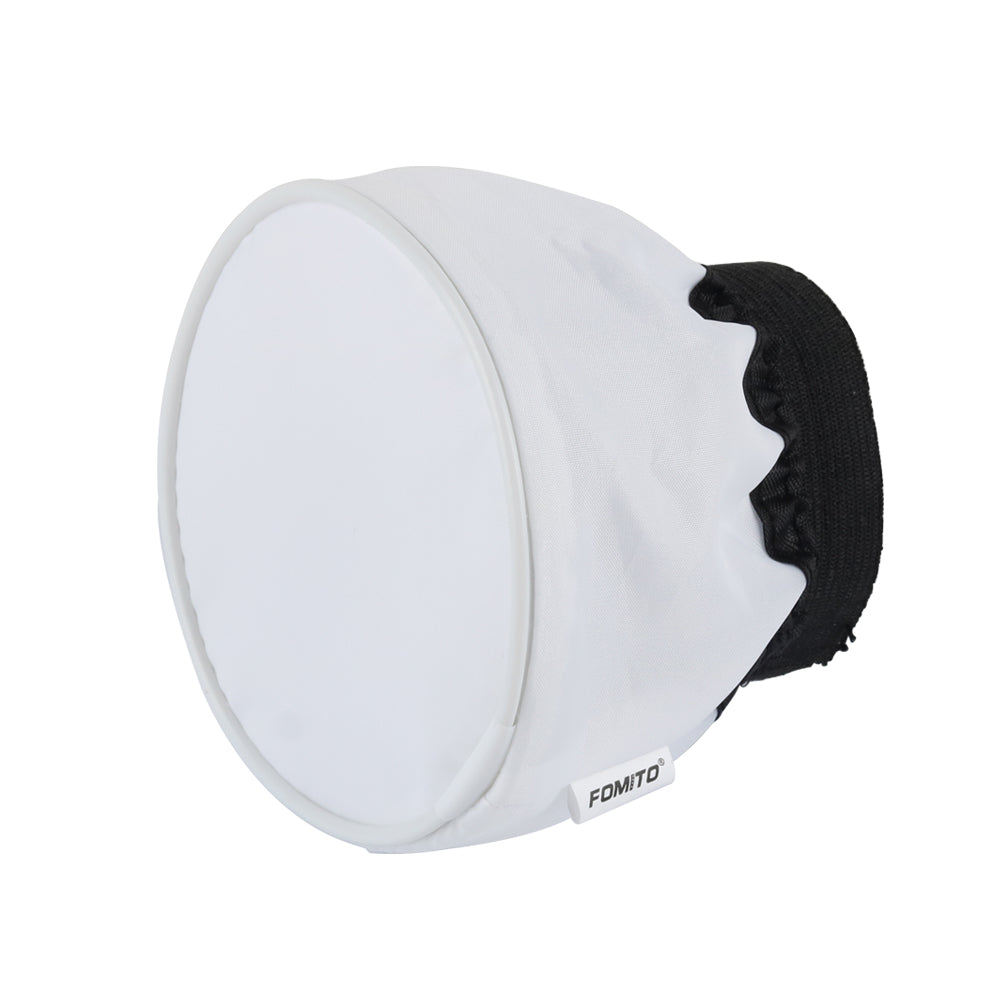 FOMITO Round Diffuser for Camera Flash Compatible Godox V1 AD200 V860II etc
