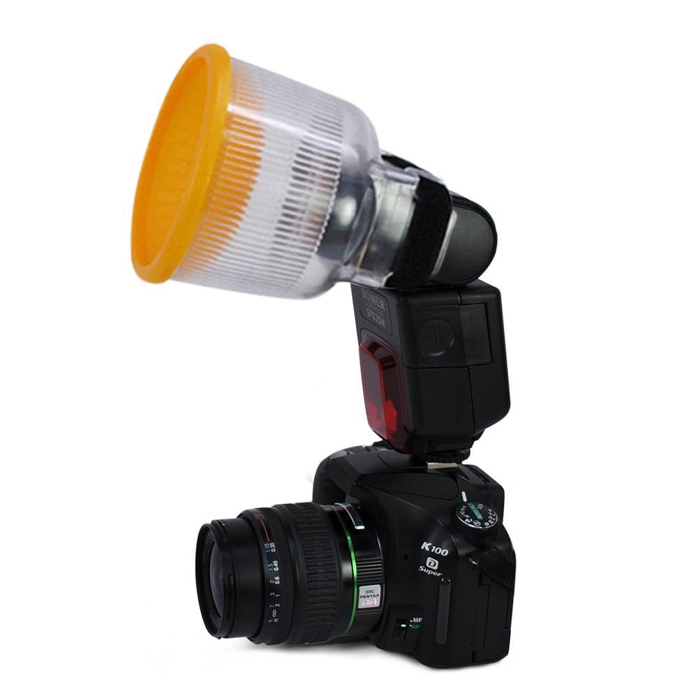 Fomito Universal Cloud Lambency Flash Diffuser + Cover White & Orange Set for Flash Speedlite - FOMITO.SHOP