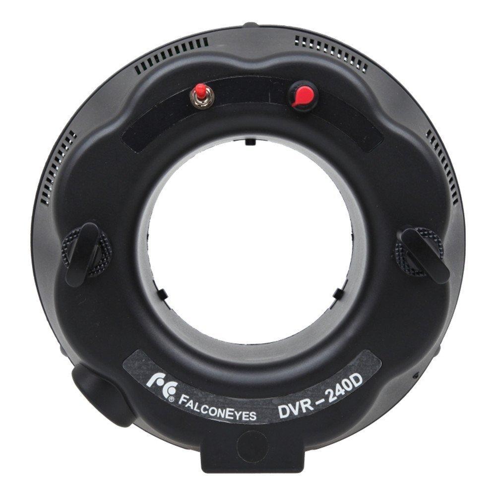 FalconEyes DVR-240DF Kit Dimmable 240 LED Ring Video Light 3200-6500K Adjustable - FOMITO.SHOP