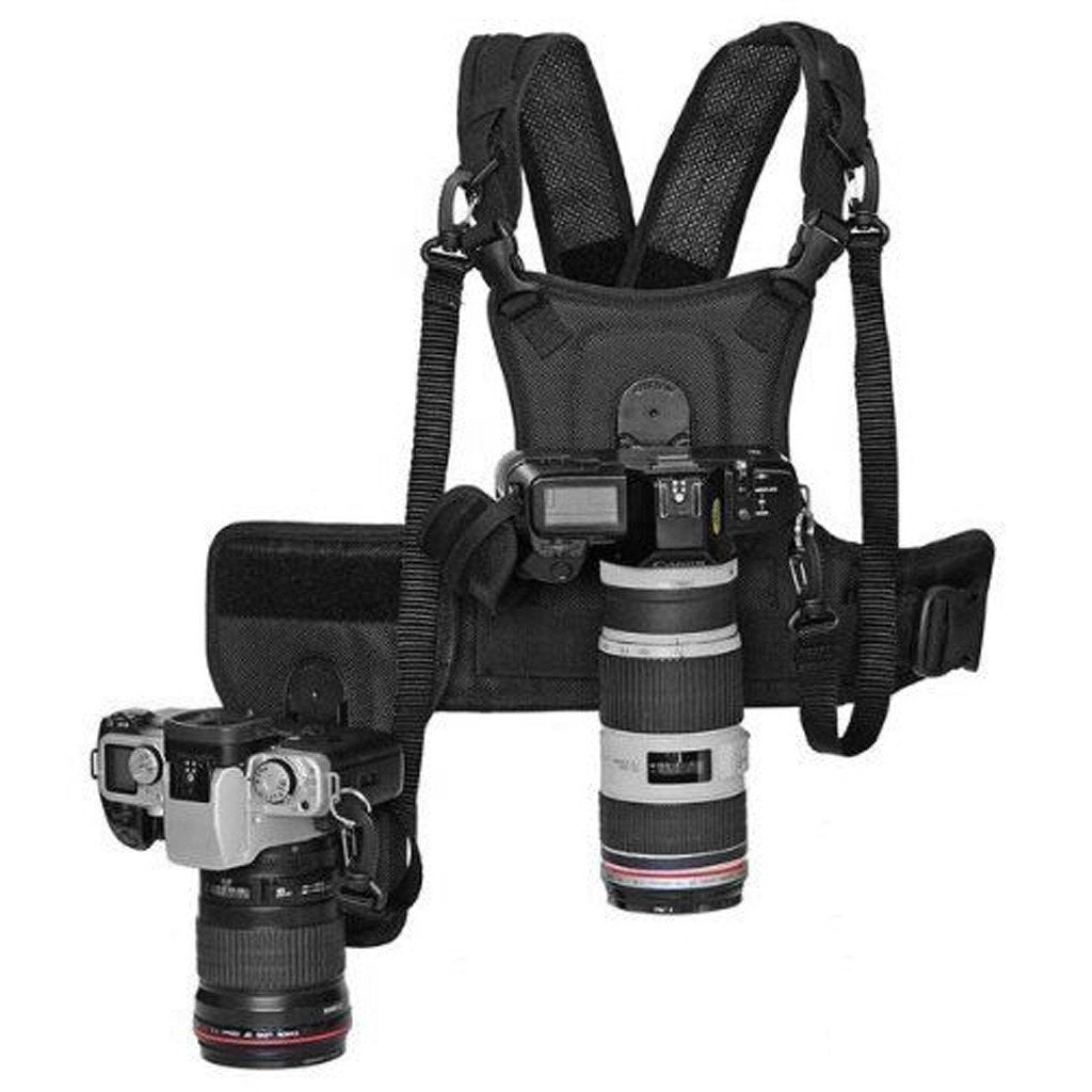 Fomito Multi Camera Carrying Chest Harness System Vest with Side Holster - FOMITO.SHOP