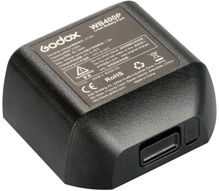 Godox WB400P 21.6 V 2600mAh Li-ion Battery Replacement for Witstro AD400Pro Flash Head