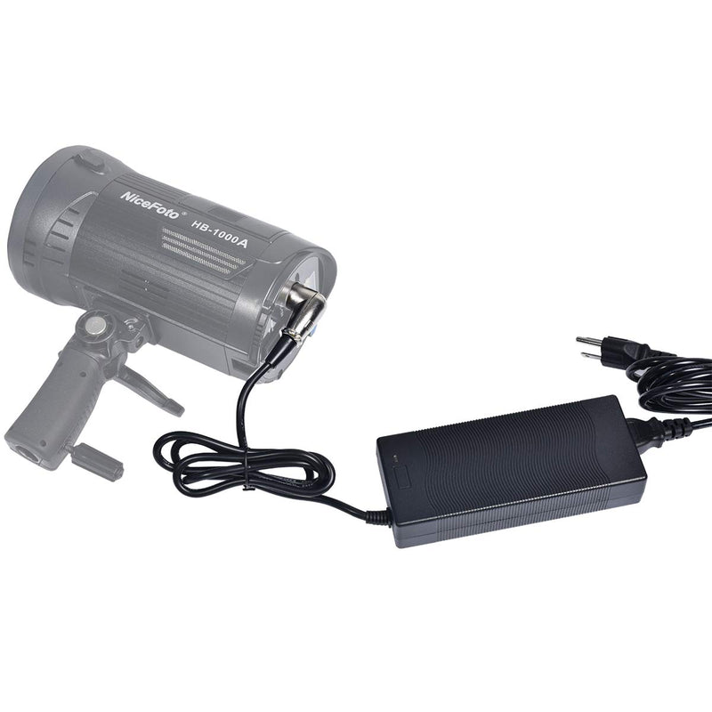 NiceFoto PW-20 AC Power Adapter for NiceFoto HB-1000B II HB-1000A LED Light