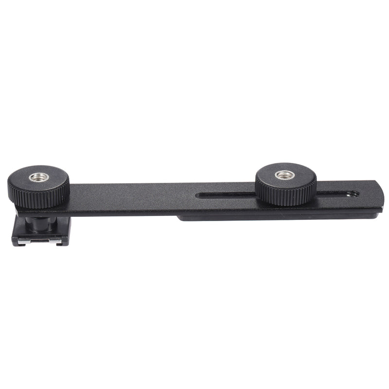 BOYA BY-C01 Microphone Accessories Aluminium Black Universal Microphone Bracket Additional Cold-shoe and 1/4" Screw Mount