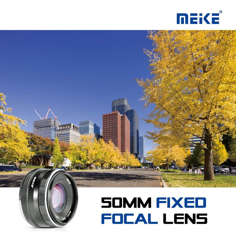 Meike MK-E-50-2.0 50mm f/2.0Fixed Manual Focus Lens for Sony E mount Mirrorless Camera - FOMITO.SHOP
