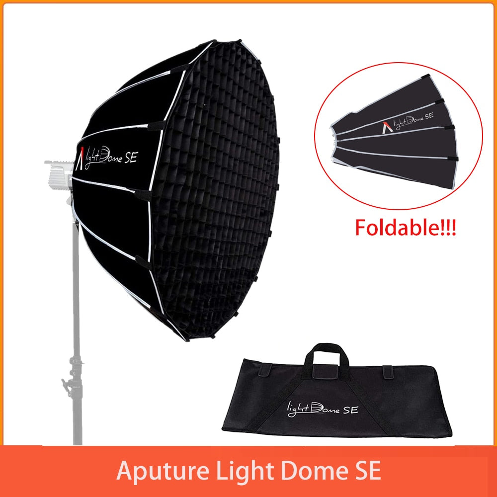 Aputure Light Dome SE 33.5 inch Depth Softbox with Grid Universal Bowens Mount Lighting Modifier