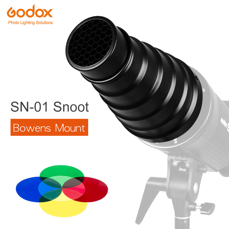 GODOX SN-01 Bowens Mount large Snoot Professional Studio light Fittings