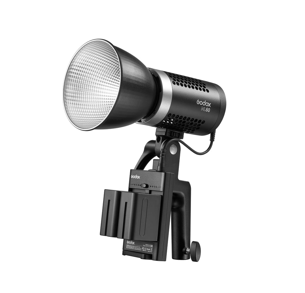 Godox ML-60 LED Light Potent And Portable Daylight-balanced Video Light Silent Mode ML60