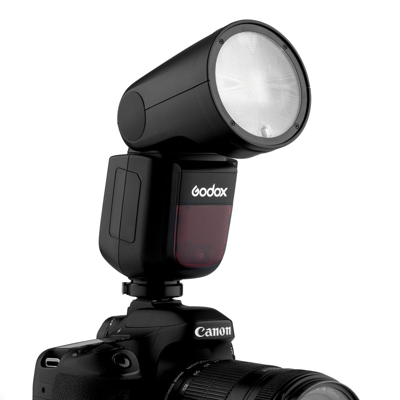 In Stock!Godox V1 Canon TTL On-Camera Round Flash Speedlight for Canon