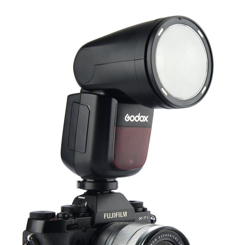 Godox V1 Fuji TTL On-Camera Round Flash Speedlight for Fujifilm