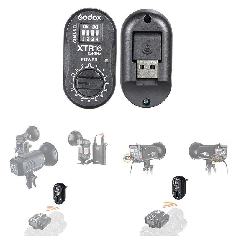 Godox 2.4G Wireless XTR-16 Remote Control Flash Receiver - FOMITO.SHOP