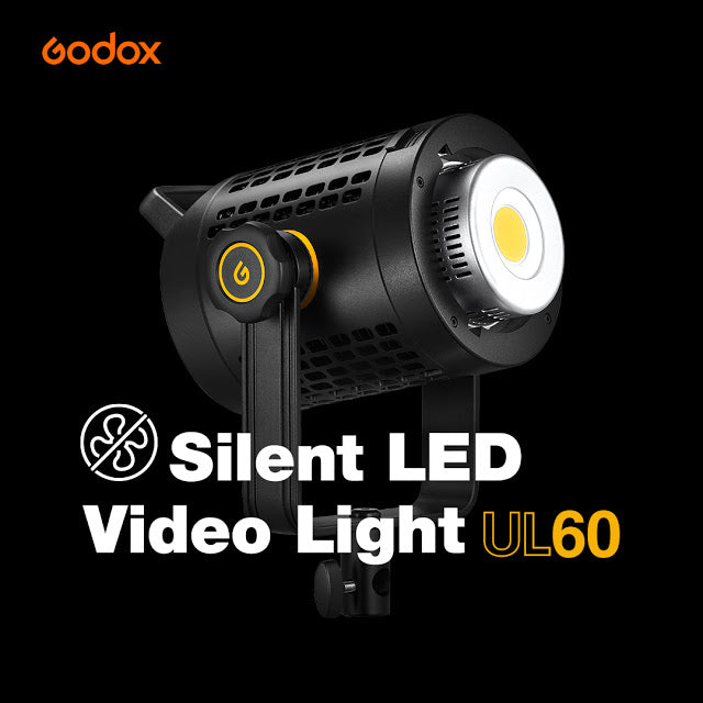 Pre-order! Godox UL60 Silent LED Video Light Daylight-balanced 60W Bowens Mount For Sound Recording