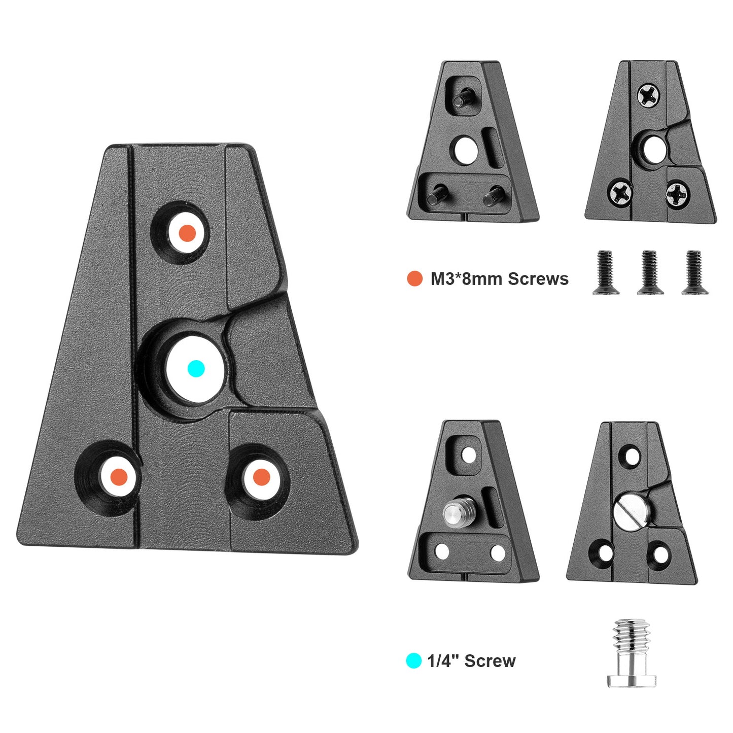 Fomito- VK-V Sony Battery Triangle Metal Holder (1/4 interface)-F0020/F0021/F0022