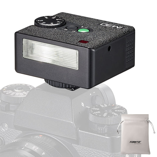 Godox Flash Godox iM30 Mini Flash - Camera Flash GN 15, 7 Power Levels, IM 30 Mini Manual Flash for Canon/Sony zv1/Sony zve10 /Ricoh gr3/Nikon/Fuji f1-230 Full-Power Flashes/6500K±200K/3.6S Recycle