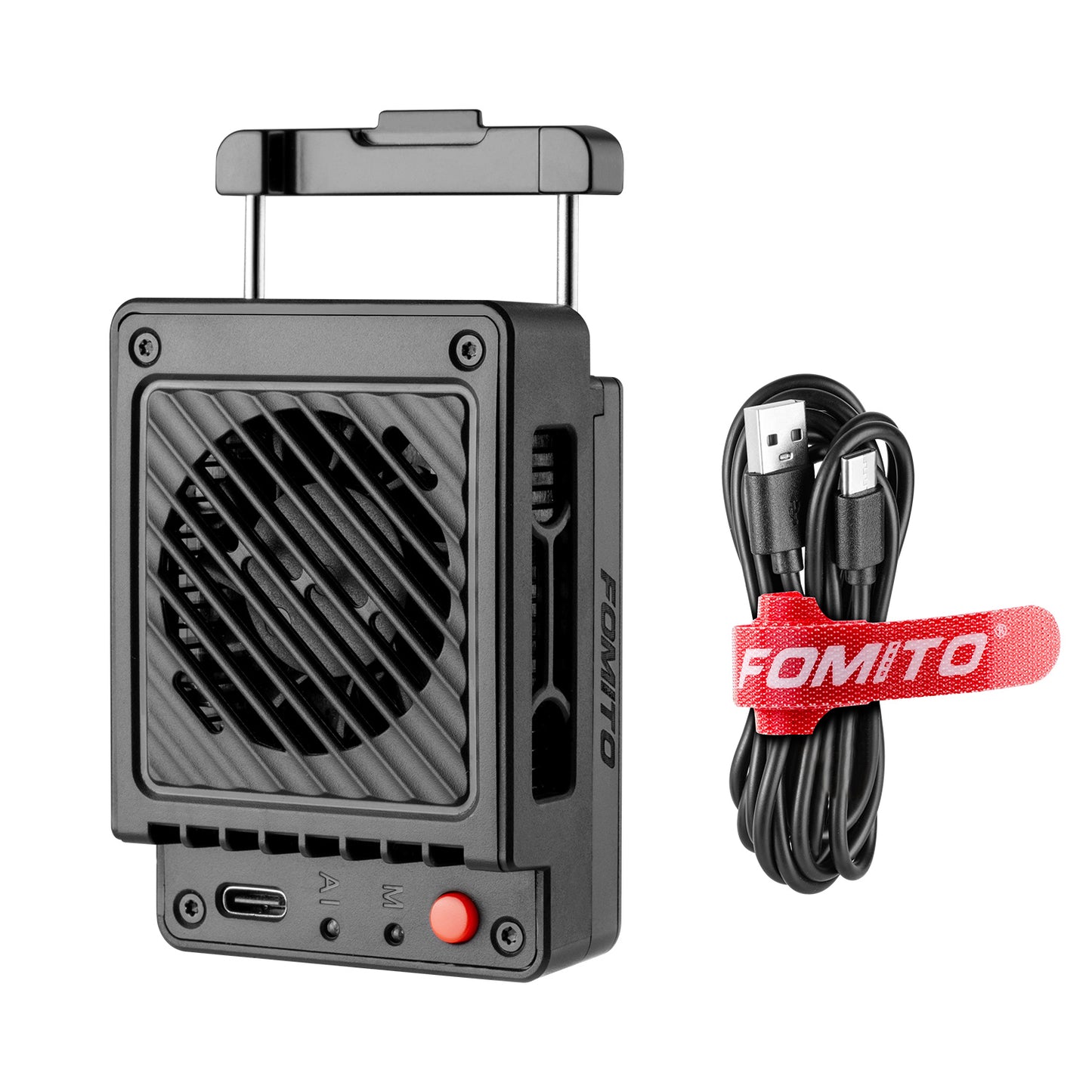 FOMITO FS-A1 Dual Camera Cooling Fan, Low Noise Heat Dissipation for DSLR Mirrorless Camcorder, Ideal for Live Streaming & Video Recording