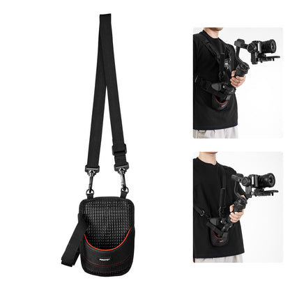 FOMITO Hands-Free Stabilizer Support Bag - Outdoor Vlogging Accessory for Fishing Rod & Wedding Filming | Waterproof Adjustable Strap BT-02