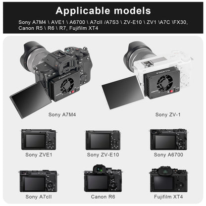 FOMITO-FS-02 Camera Cooling Fan with Magnetic Case-F0192
