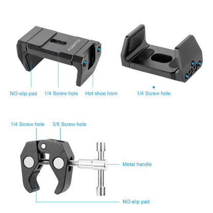 Fomito Charging Bank Universal Clip + Crab Clip