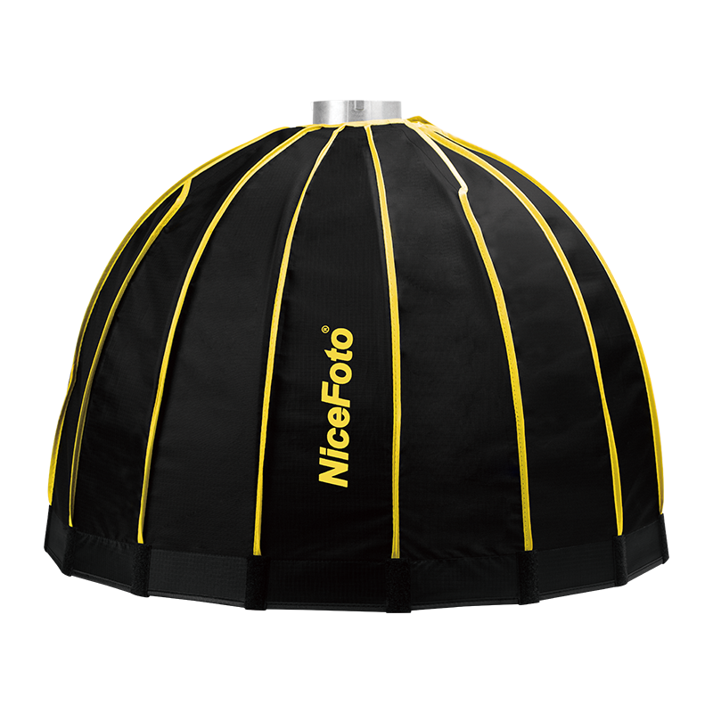 NiceFoto 60cm/70cm/90cm/120cm Quick Set-up Deep Parabolic Softbox with Grid for LED Light