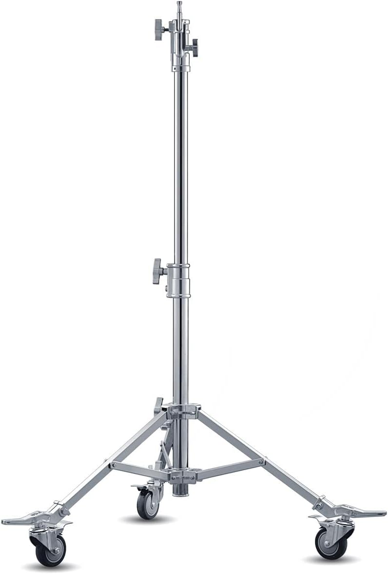 Godox SA5015 5.25 Feet Roller Stand with Folding Base, Heavy-Duty Steel Construction, and Adjustable Height