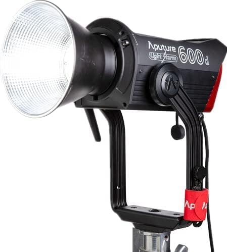 Aputure 600D LED Video Light,600W Daylight 5600K (V-Mount),100,000Lux @1m with Lighting FX,Support App Control for Studio,Video Shooting,Gaming,Broadcasting (LS 600D)