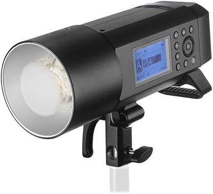 Godox AD400 Pro II AD400Pro II AD400ProII Flash, GN72 One-Tap Sync with X3/30W Bi-Color Modeling Lamp/Color Screen/16 Color Groups Indicator/Freeze Mode/460 Flashes/1/512~1/1 (with ± 0.1 Increment)