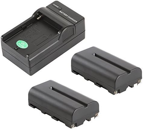 VILTROX 2 Pack 2200mAh USB-C Port Rechargeable Li-ion Battery NP-F550 for Video Conference Light VILTROX 116T 200T Ring Light