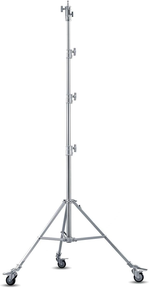 Godox SA5045 14.75 Feet Roller Stand with Folding Base, Heavy-Duty Steel Construction, and Adjustable Height