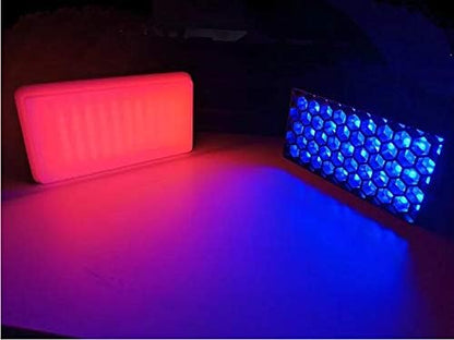 Falcon Eyes F7 12W RGB Led Video Light,Portable Photography Light with Honeycomb Grid and Softbox,CRI 97,2500K-9000K,Magnet Adsorption Function,Multiple Scenario Mode for Live Streaming Video