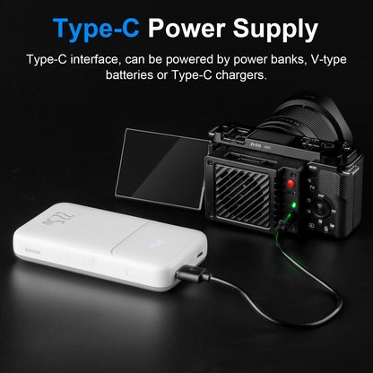 FOMITO FS-A1 Dual Camera Cooling Fan, Low Noise Heat Dissipation for DSLR Mirrorless Camcorder, Ideal for Live Streaming & Video Recording
