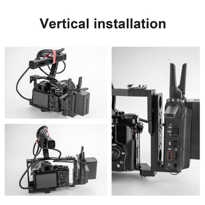 Fomito L6 Multi-Functional L-Bracket Extension Mounting Plate with V-Mount Support