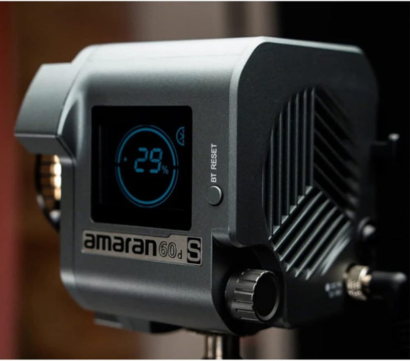 Aputure Amaran 60D S,Amaran 60D COB Daylight LED Video Light,65W 5600k Bluetooth App Control 8 Built-in Lighting Effects DC/AC Power Supply