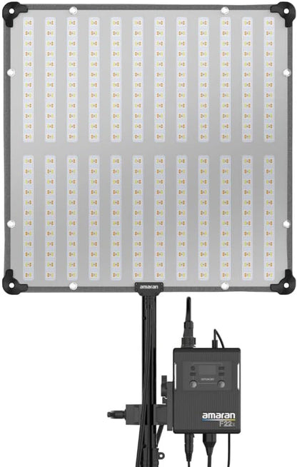 Aputure Amaran F22X Flexible Led Video Light BI-Color 2500K~7500K,200W,9 Lighting FX with Honeycomb Grid Soft Box,Support App Control