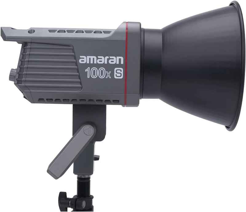 Aputure amaran 100x S Bi-Color LED Video Light, 100W Output, Bluetooth App Control, 9 Built-in Lighting Effects, DC/AC Power Supply, Ultra Silent Fan