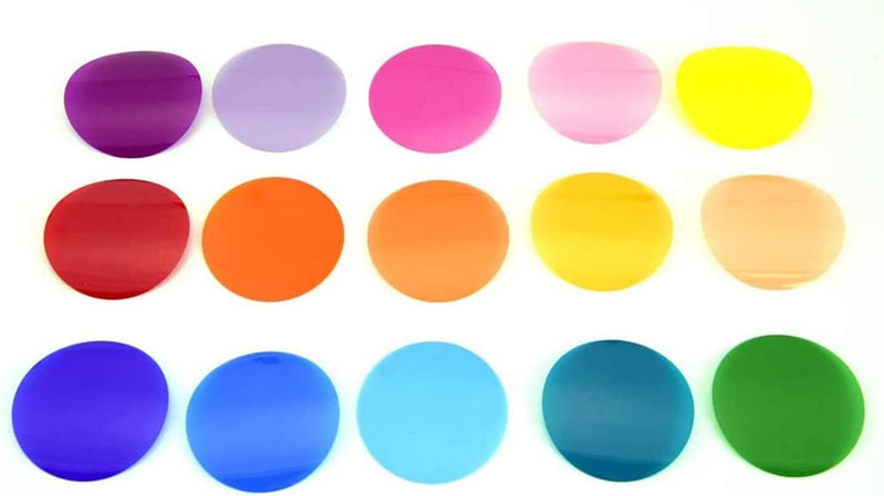 Godox V-11C Filters Kit for Godox AK-R1, 15 Color Flash Gels Lighting Filter