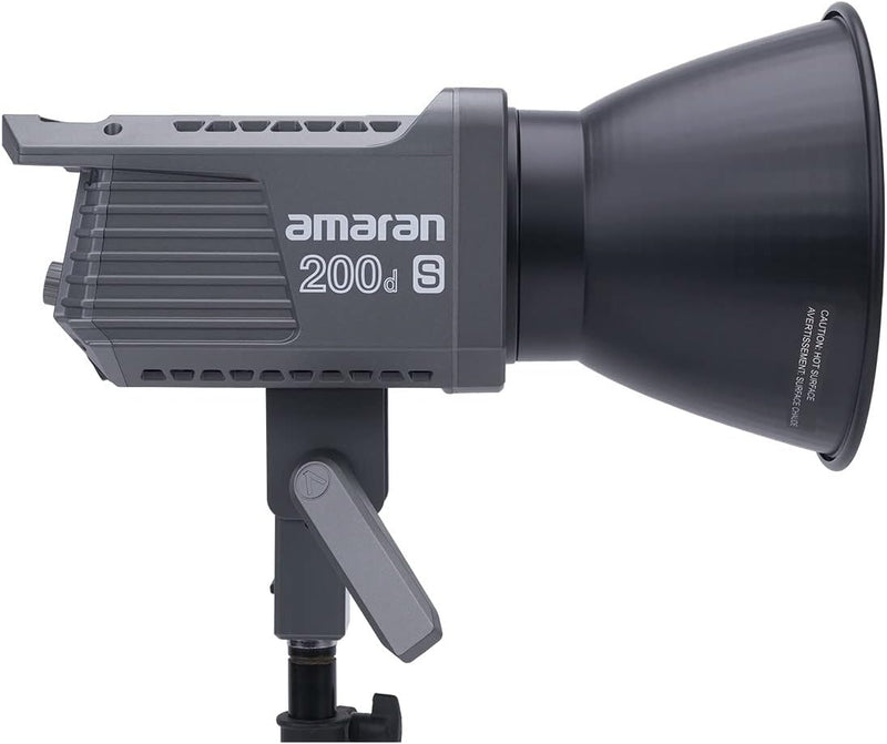 Aputure Amaran 200d S 200d-s 200ds 200W Daylight LED Video Light, CRI 96+ TLCI 99+ 55,800 lux@1m Bluetooth App Control, DC/AC Power Supply Point-Source Light for Studio Photography (200d Upgrade)
