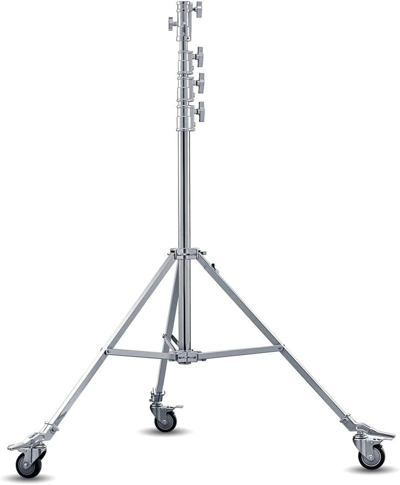 Godox SA5045 14.75 Feet Roller Stand with Folding Base, Heavy-Duty Steel Construction, and Adjustable Height