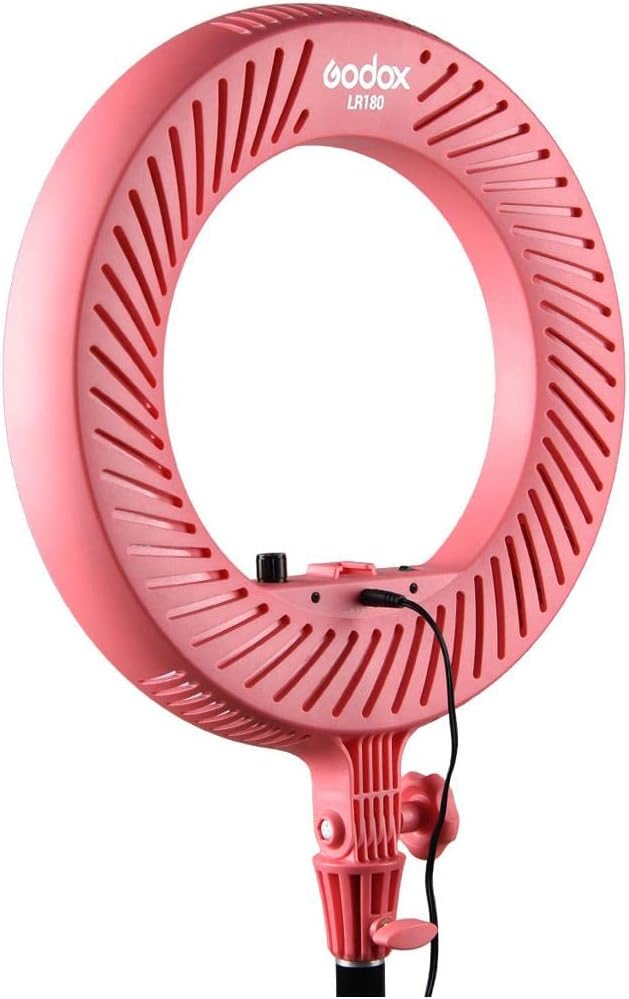 GODOX LR180 Daylight Ringlight (Pink)