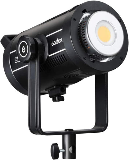 SL150III LED Video Light with RC-A6 Remote, 160W 73600Lux LED Continuous Light with 8 FX Effect, Bluetooth APP Control, CRI 96+ Studio Ultra Quiet LED Photography Light
