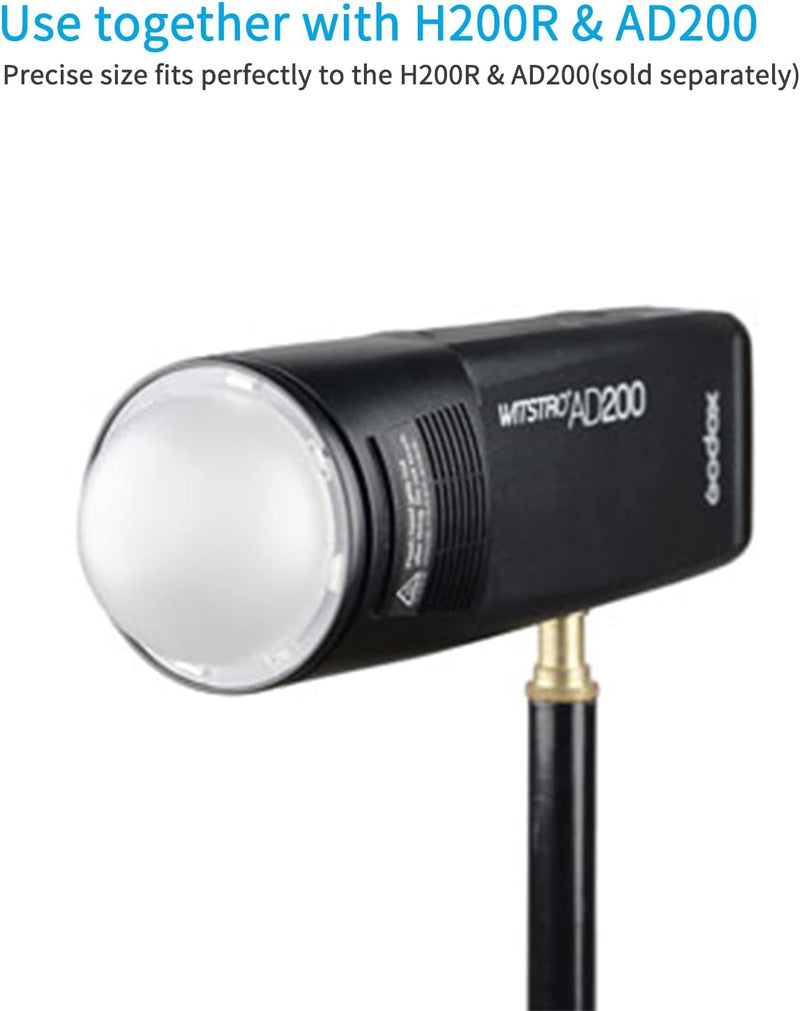 Godox AK-R11 Diffuser Dome for Godox V1 V1pro V100 Round Head Flash for Godox AD100Pro / H200R