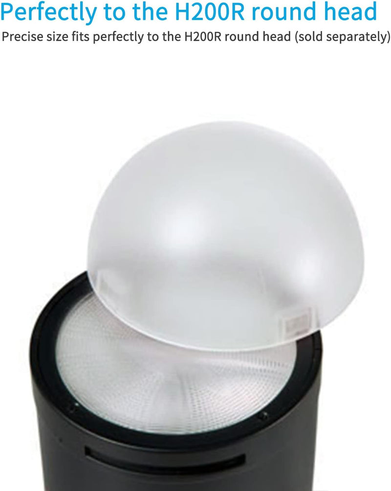 Godox AK-R11 Diffuser Dome for Godox V1 V1pro V100 Round Head Flash for Godox AD100Pro / H200R