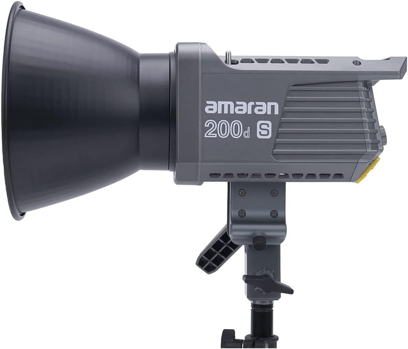 Aputure Amaran 200d S 200d-s 200ds 200W Daylight LED Video Light, CRI 96+ TLCI 99+ 55,800 lux@1m Bluetooth App Control, DC/AC Power Supply Point-Source Light for Studio Photography (200d Upgrade)