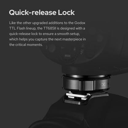 GODOX TT685II-C Flash for Canon Speedlight Camera Flash E-TTL Speedlite High-Speed Sync, 2.4G Wireless X System Compatible for Canon Flash 5D Mark IV 6D Mark II 7D 90D 250D R5 850D (Upgraded TT685C)