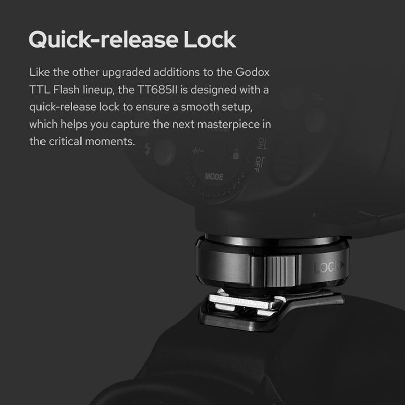 GODOX TT685II-C Flash for Canon Speedlight Camera Flash E-TTL Speedlite High-Speed Sync, 2.4G Wireless X System Compatible for Canon Flash 5D Mark IV 6D Mark II 7D 90D 250D R5 850D (Upgraded TT685C)