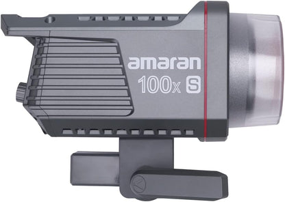 Aputure amaran 100x S Bi-Color LED Video Light, 100W Output, Bluetooth App Control, 9 Built-in Lighting Effects, DC/AC Power Supply, Ultra Silent Fan