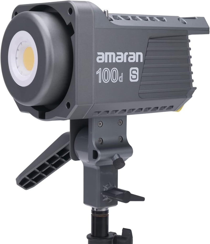 amaran 100dS Studio Light Daylight LED Video Light,amaran 100d upgrage Bluetooth App Control 8 Pre-Programmed Lighting Effects DC/AC Power Supply Photography Shooting Light (amaran 100dS)