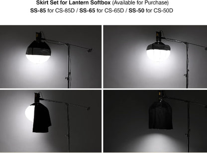 GODOX CS-50D Lantern Softbox 50cm/20inch Omni-Directional Light Modifier Bowens Mount for Godox SL60W SL150 II, UL150, VL150 Light for Video Recording, Live Streaming, and Film Making