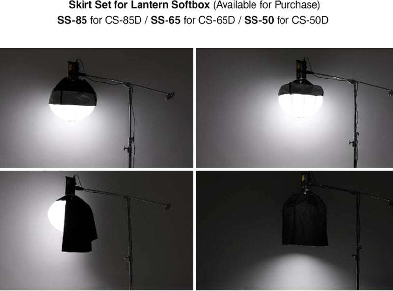 GODOX CS-50D Lantern Softbox 50cm/20inch Omni-Directional Light Modifier Bowens Mount for Godox SL60W SL150 II, UL150, VL150 Light for Video Recording, Live Streaming, and Film Making