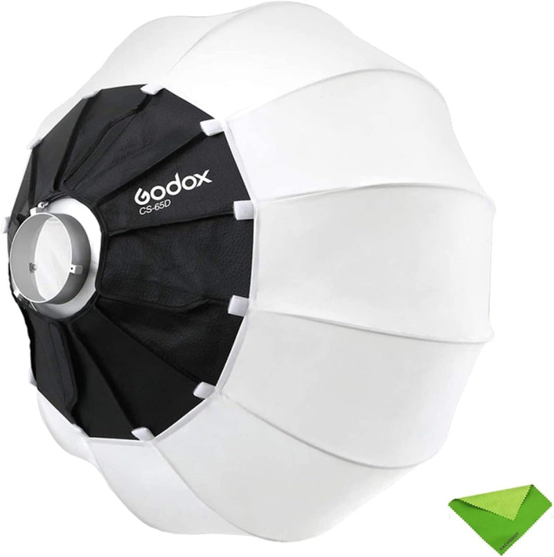 GODOX CS-50D Lantern Softbox 50cm/20inch Omni-Directional Light Modifier Bowens Mount for Godox SL60W SL150 II, UL150, VL150 Light for Video Recording, Live Streaming, and Film Making
