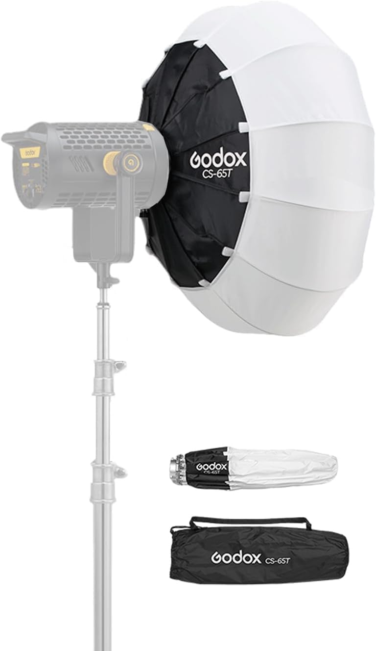 Godox CS-50T 50cm/19.6in Quick Release Lantern Softbox Professional Foldable Softbox with Standard Bowen Mount for Photography Studio Photography (50cm/19.6in Softbox)